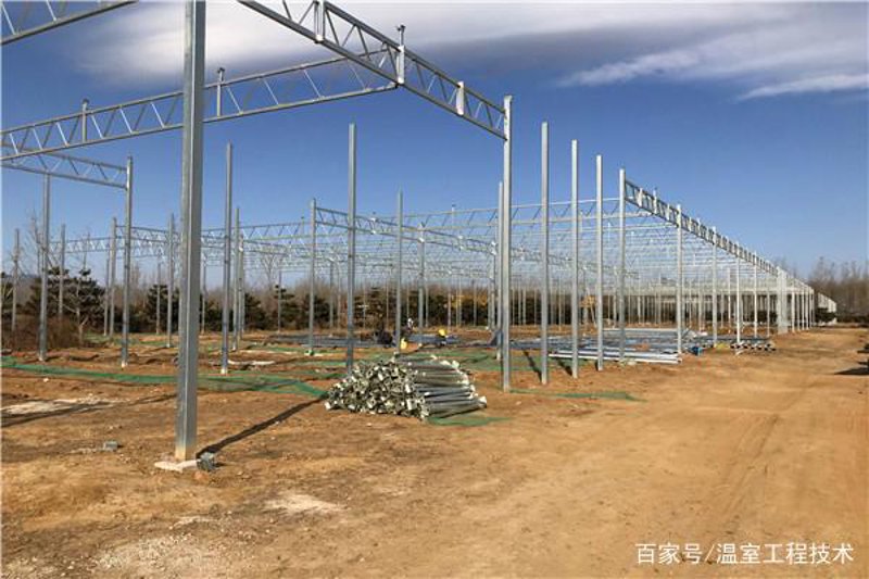 玻璃温室施工